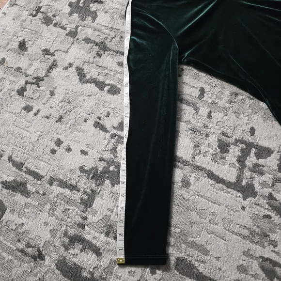 Lola Grace Velvet Bodysuit - Deep Green - Picture 6 of 9